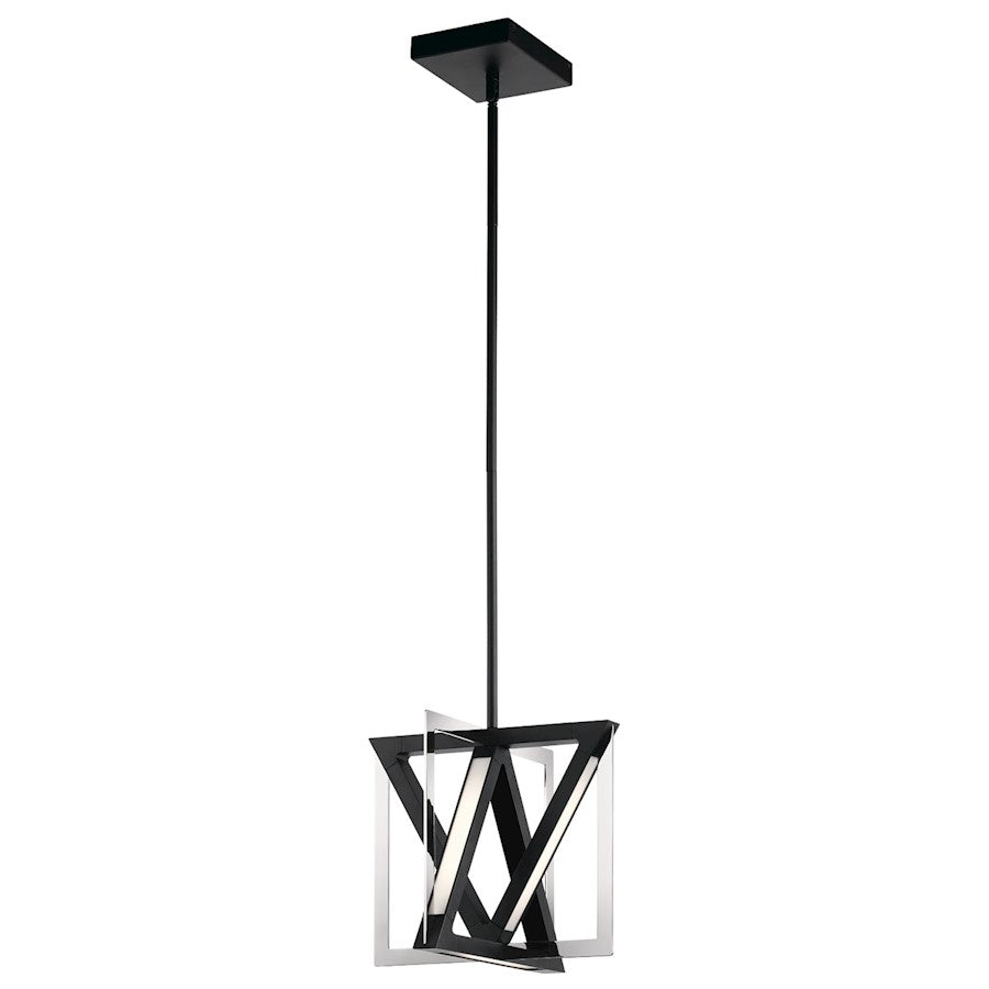 Kichler Axis LED 12" Pendant, Matte Black - 84083