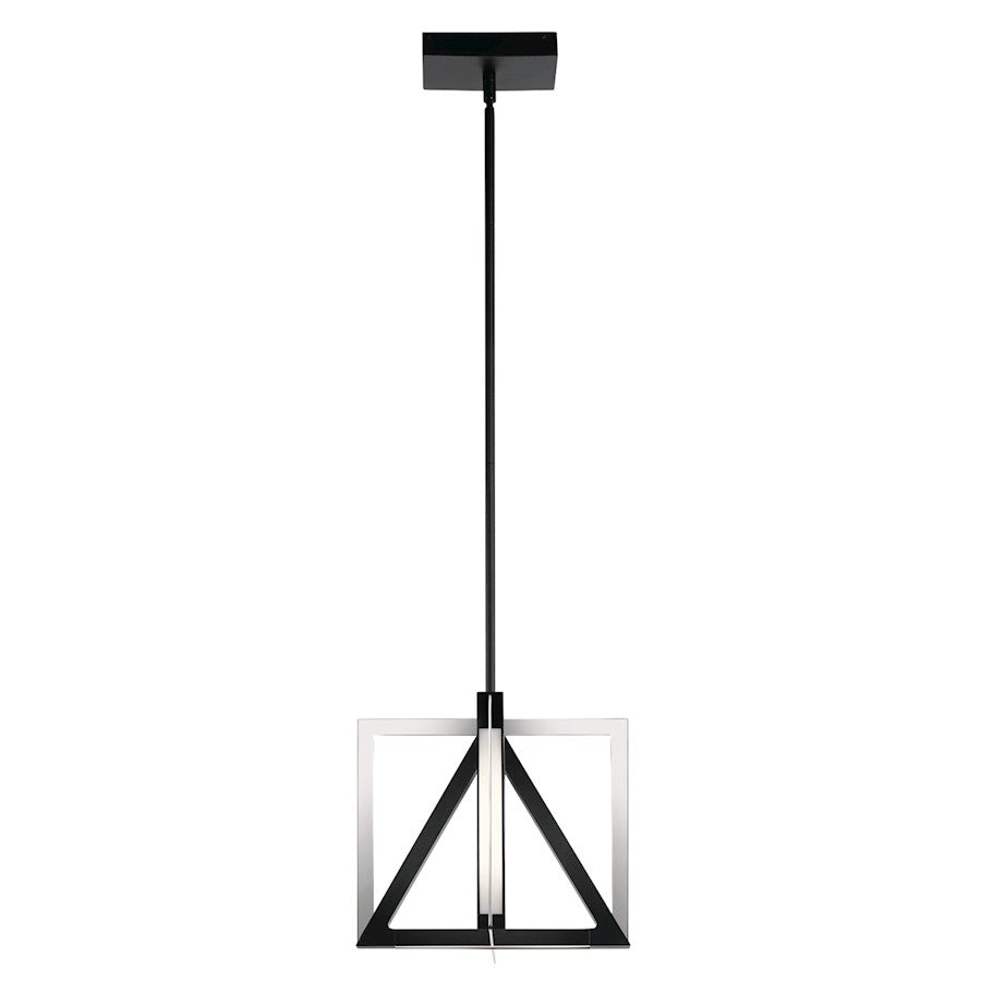 LED Pendant, Matte Black