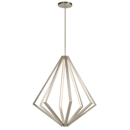 Kichler Everest 8 Light Chandelier, LED, Satin Nickel - 84089