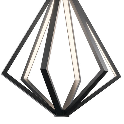 Everest Chandelier, LED, Matte Black