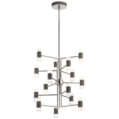 Kichler Vey 15 Light Chandelier, LED, Polished Nickel - 84124