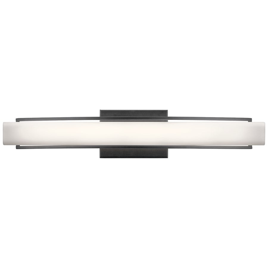 25" Linear Bathroom Vanity Light, LED, Matte Black