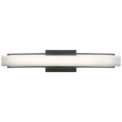 25" Linear Bathroom Vanity Light, LED, Matte Black