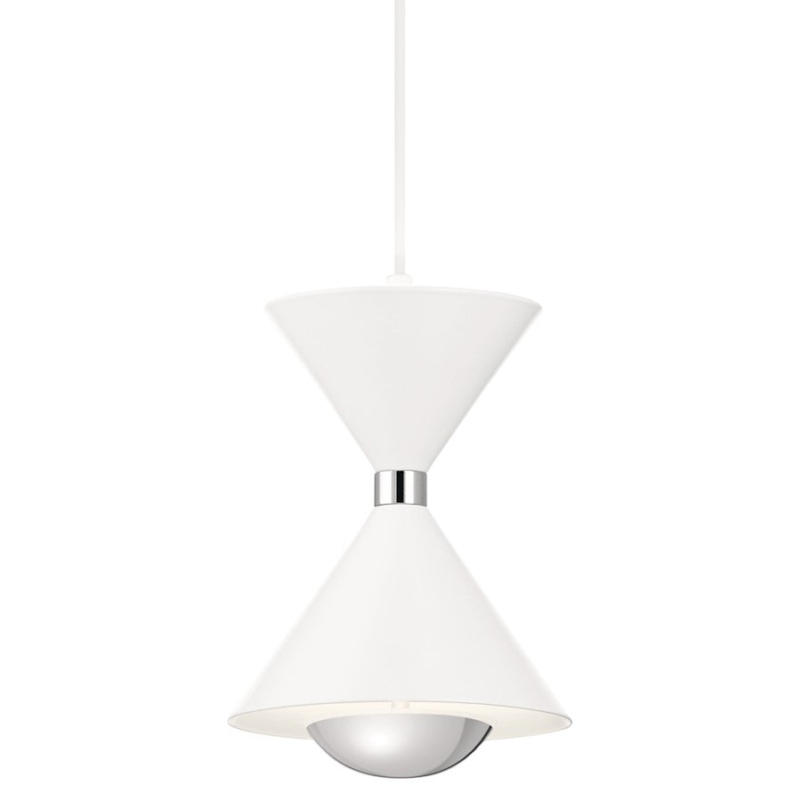 LED 6" Mini Pendant, Matte Black