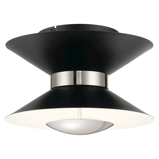 Kichler Kordan LED Semi Flush Mount, Matte Black - 84132