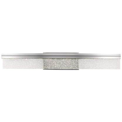 Linear Bathroom Vanity Light, LED, Chrome