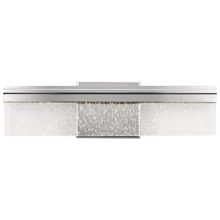 Linear Bathroom Vanity Light, LED, Chrome