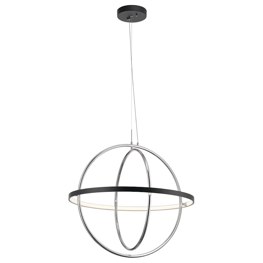 Kichler Arvo 31" Chandelier, LED, Matte Black - 84162