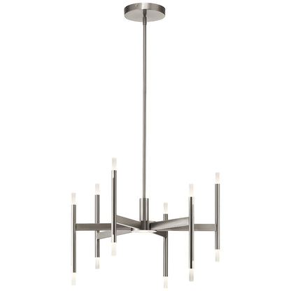 Kichler Kizette 6 Light Chandelier, LED, Brushed Nickel - 84175