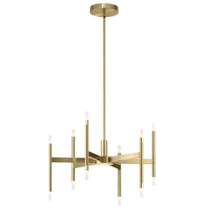 Kichler Kizette 6 Light Chandelier, LED, Champagne Gold - 84176