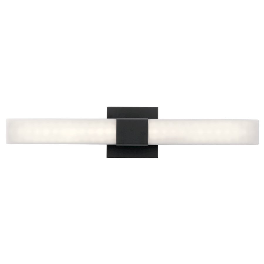 Linear 24" Bathroom Vanity Light, LED, Matte Black