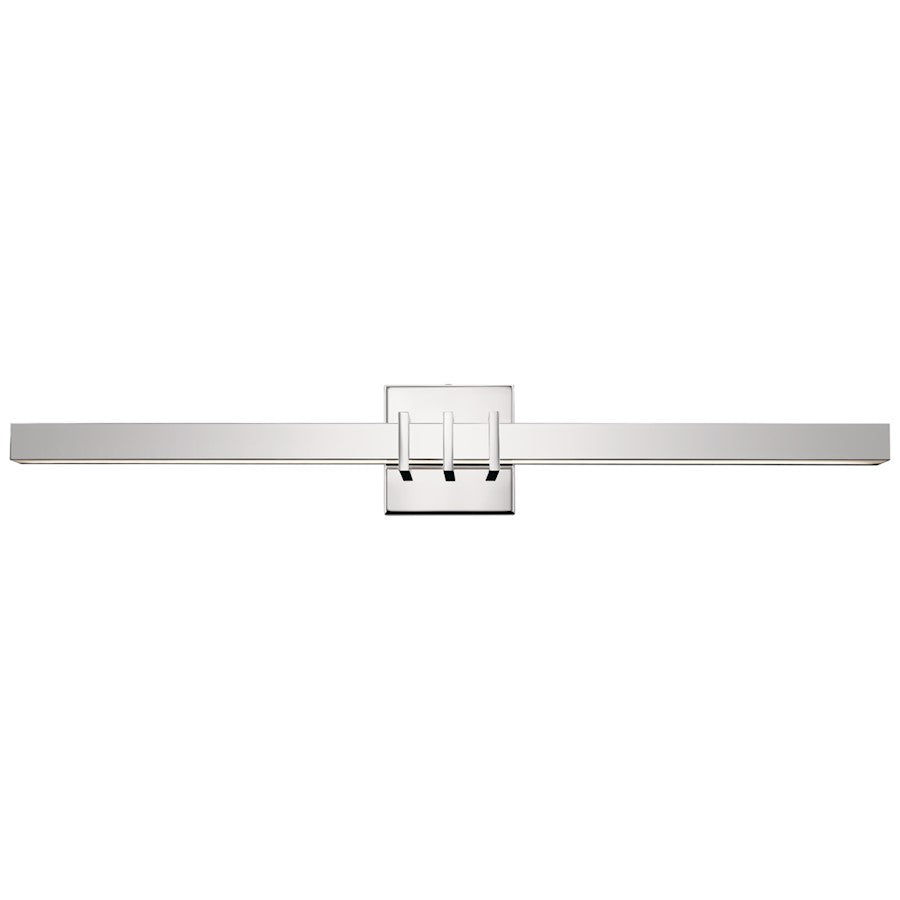 Linear Bathroom Vanity Light, LED, Chrome