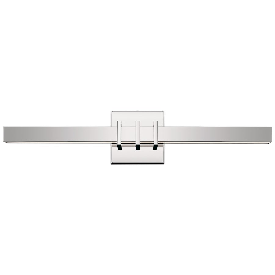 Linear Bathroom Vanity Light, LED, Chrome