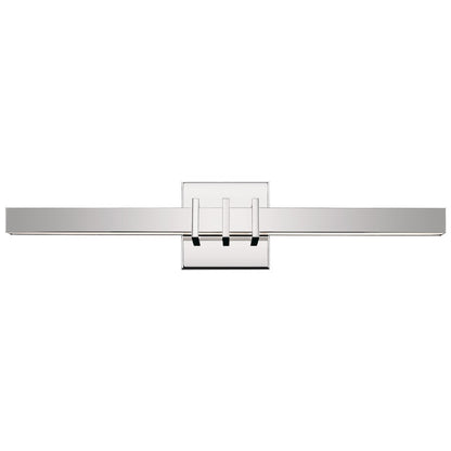 Linear Bathroom Vanity Light, LED, Chrome