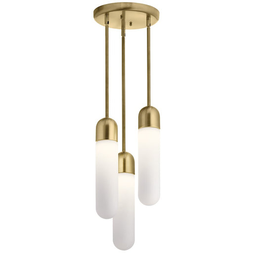 Kichler Sorno Cluster 3 Light Pendant, LED, Champagne Gold - 84195