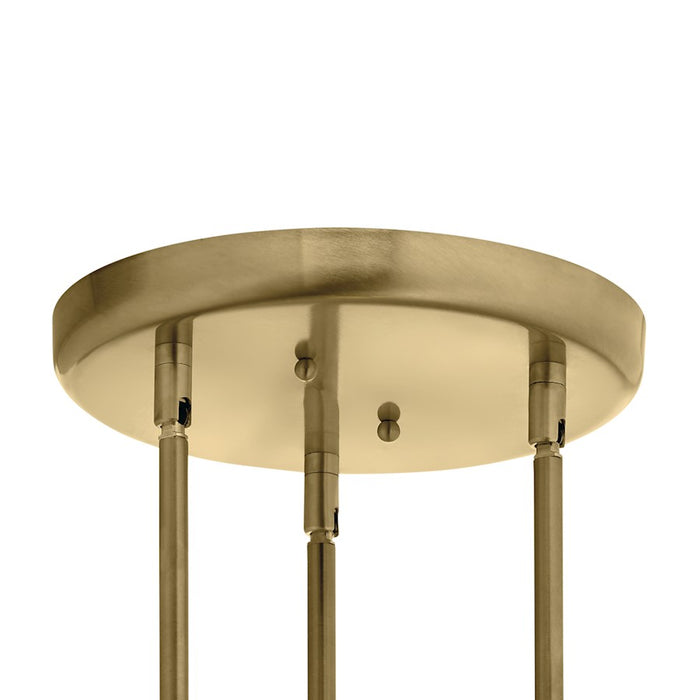 Kichler Sorno Cluster 3 Light Pendant, LED, Champagne Gold