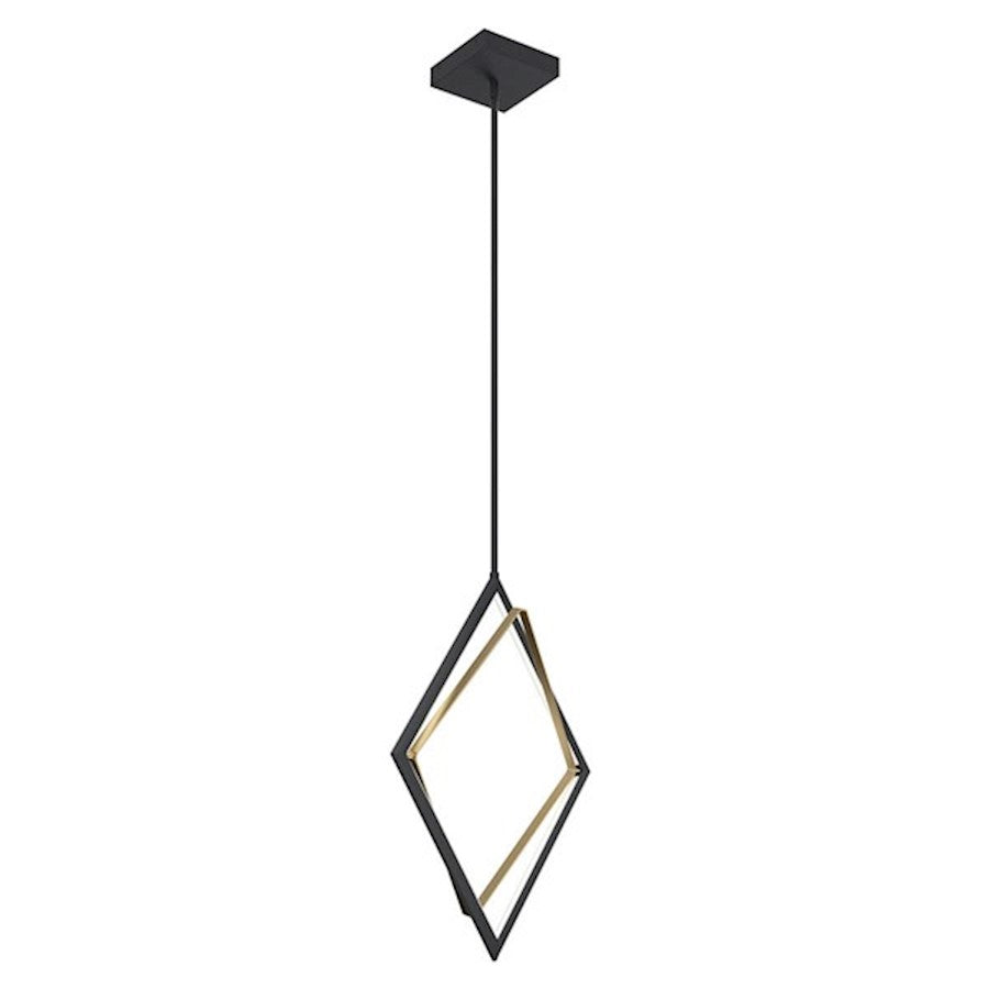 Kichler Darski 1 Light LED Pendant, Matte Black - 84310MBK