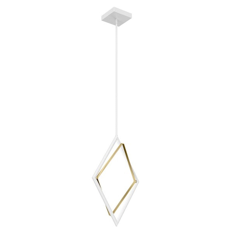 Kichler Darski LED Pendant, White - 84310WH