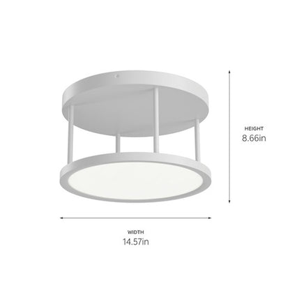 Kichler Lavi 1 Light Semi Flush Mount