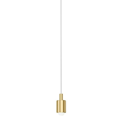 1 Light Pendant, Champagne Gold