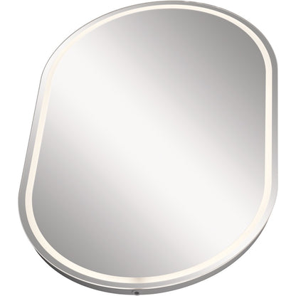 LED 24" Mirror, White