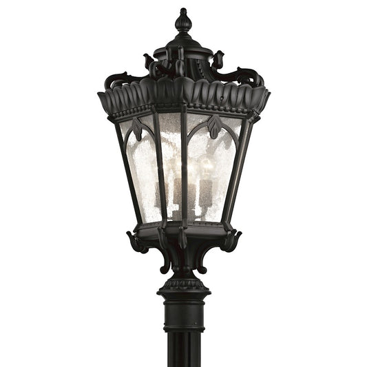 Kichler Tournai 37.5" 4 Light Outdoor Post Light, Textured Black - 9565BKT