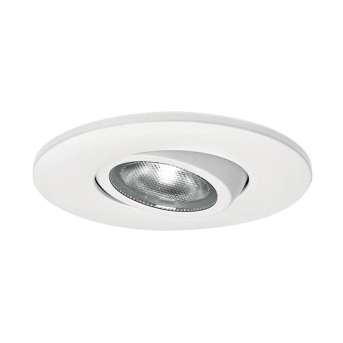 Kichler Direct To Ceiling Mini Gimble 2" Downlight, White/Etched