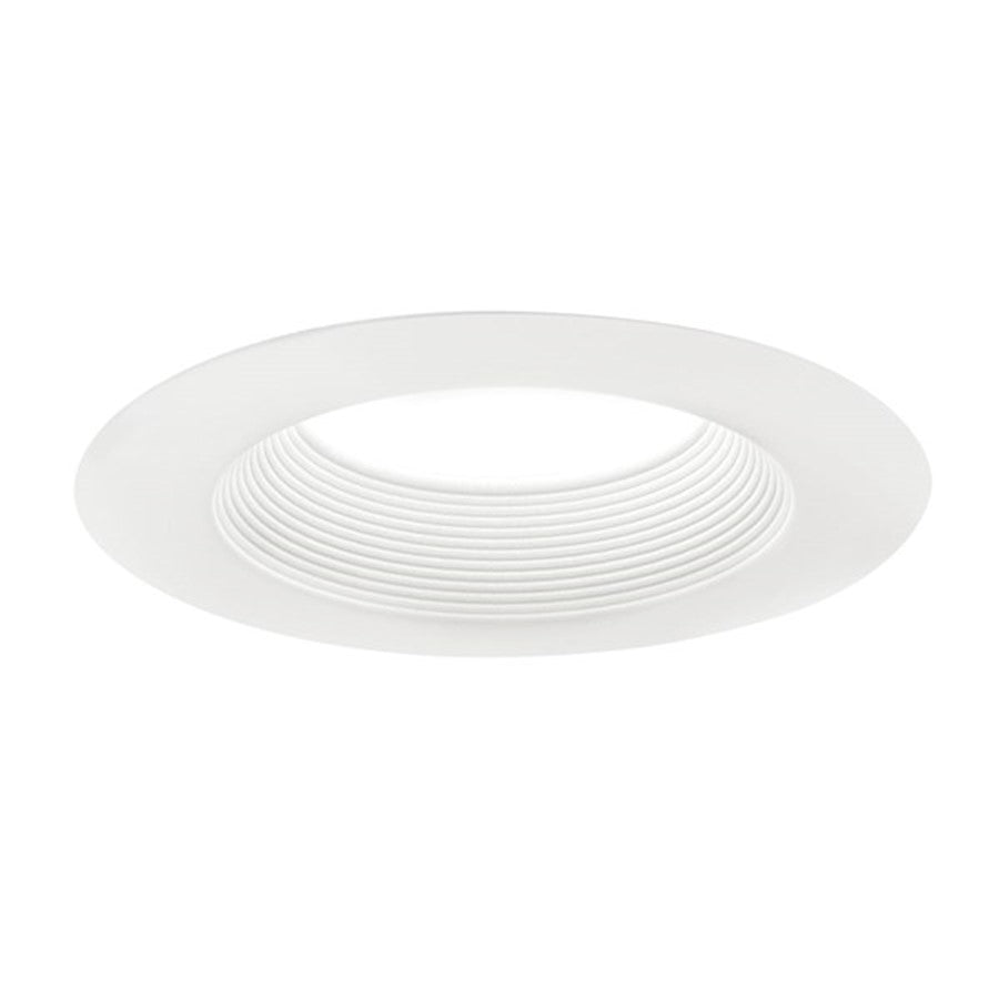 Kichler Direct To Ceiling Recessed Downlight, Rd, White/Frosted