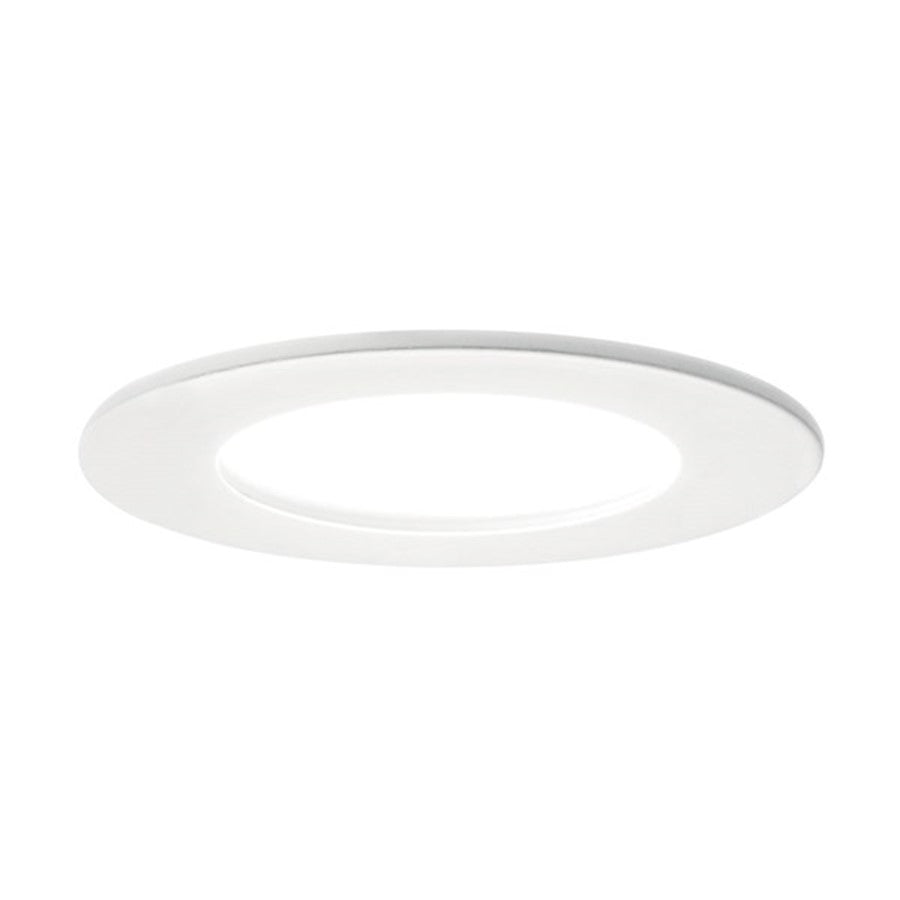 Kichler Direct To Ceiling Slim Slim Downlight, White/Etched