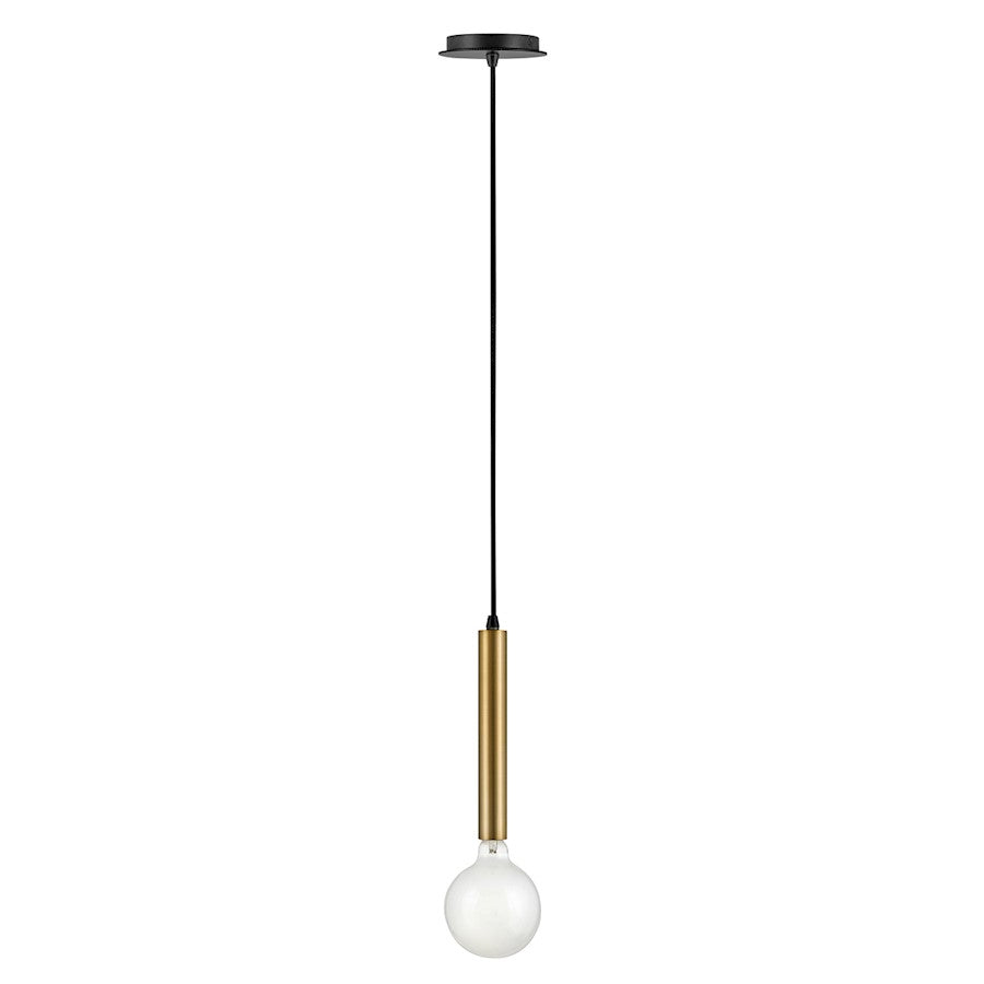 Lark Bobbie 1 Light Pendant, Lacquered Brass - 83207LCB