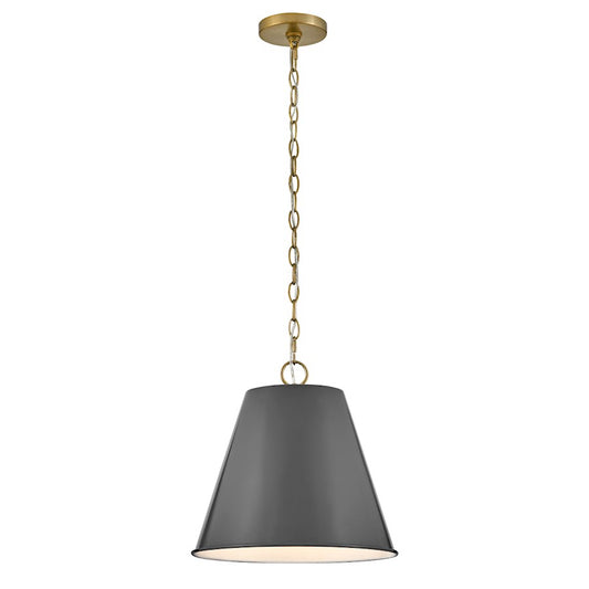 Lark Blake 1 Light 10" Pendant, French Gray - 83527FY