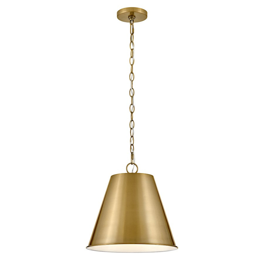 Lark Blake 1 Light 10" Pendant, Lacquered Brass - 83527LCB