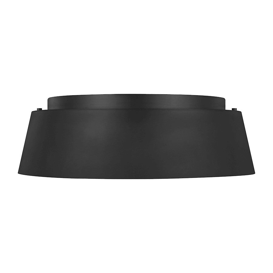 Visual Comfort Studio Degeneres Asher 3 Light Flush Mount, BK