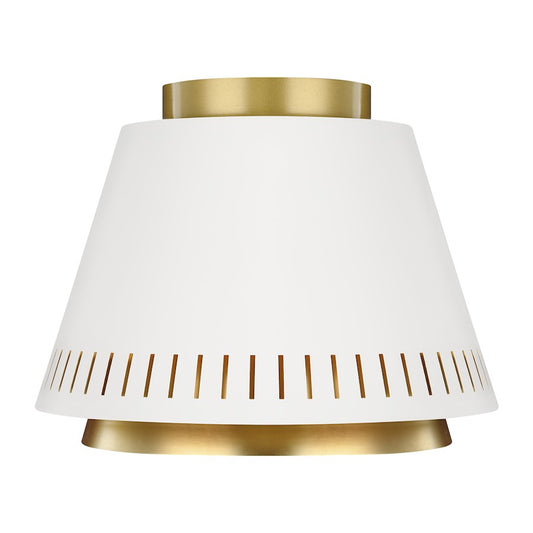 ED by Ellen Degeneres Carter 1 Light Flush Mount, Matte White