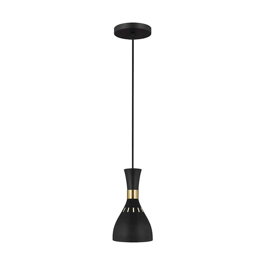 1 Light Mini Pendant, BK