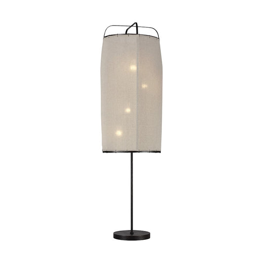 ED by Ellen Degeneres Dunne 4 Light Floor Lamp, Aged Iron