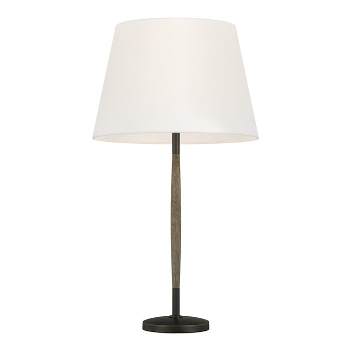 Visual Comfort Studio Degeneres Ferrelli 1 Light Table Lamp, Oak