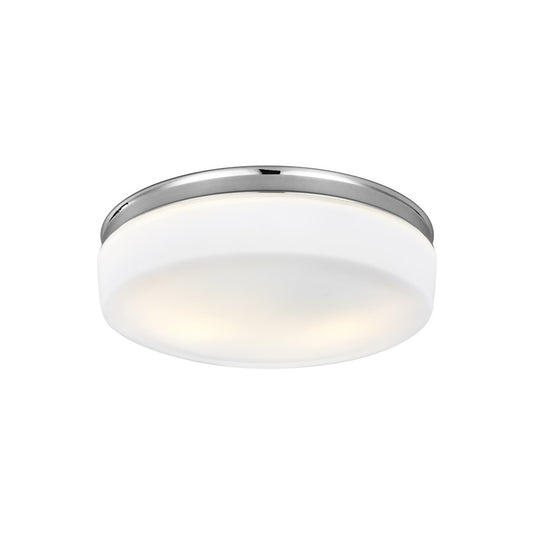 Visual Comfort Studio Issen 2 Light Flushmount, Chrome