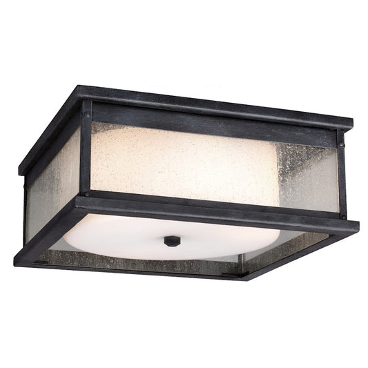 Visual Comfort Studio Pediment 2 Light Outdoor Flush, DWZ- OL11113DWZ