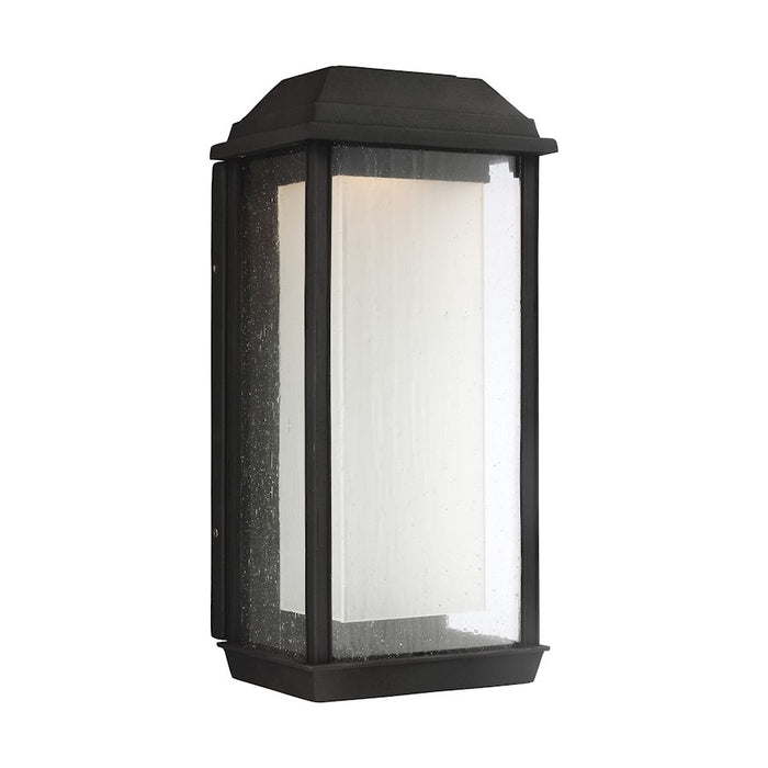 Murray Feiss McHenry 1-Light Outdoor Wall Lantern, Black/Glass - OL12802TXB-L1
