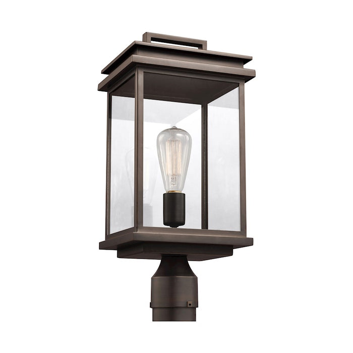 Visual Comfort Studio Chappman 1 Light Outdoor Post Lantern, ABZ