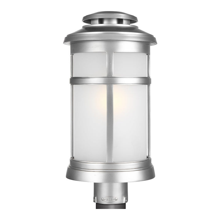 Visual Comfort Studio Newport 1 Light Post Lantern, BrushSteel