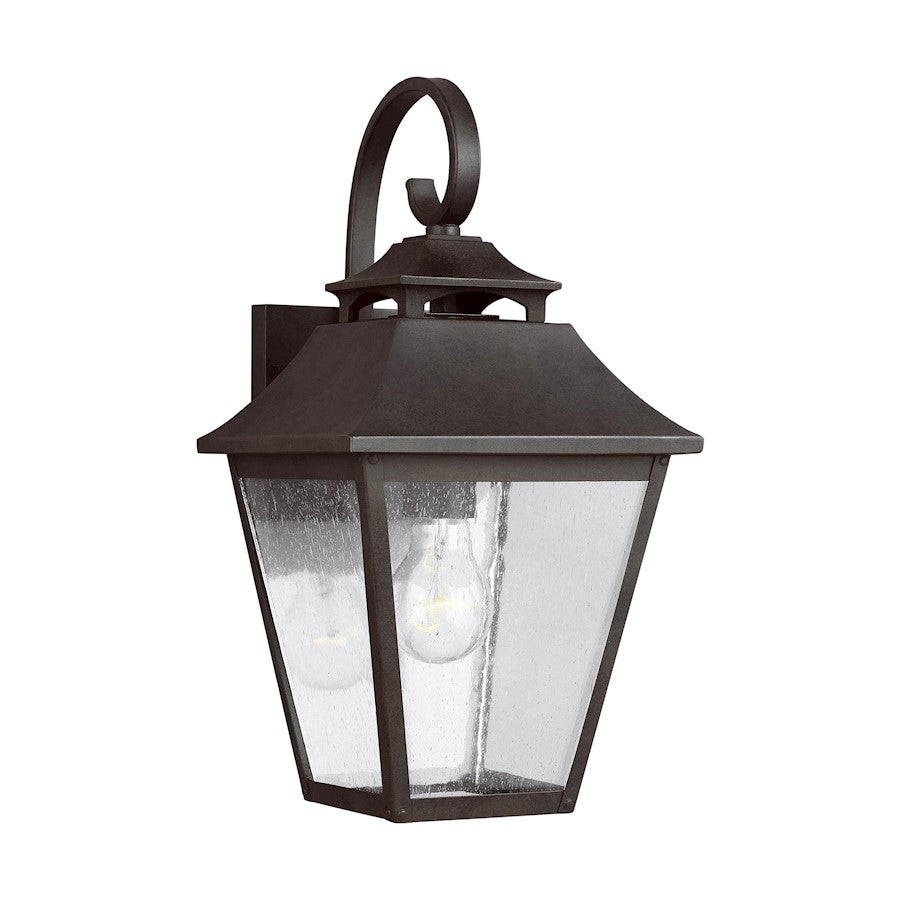 Visual Comfort Studio Galena 1 Light Small Wall Lantern, Sable