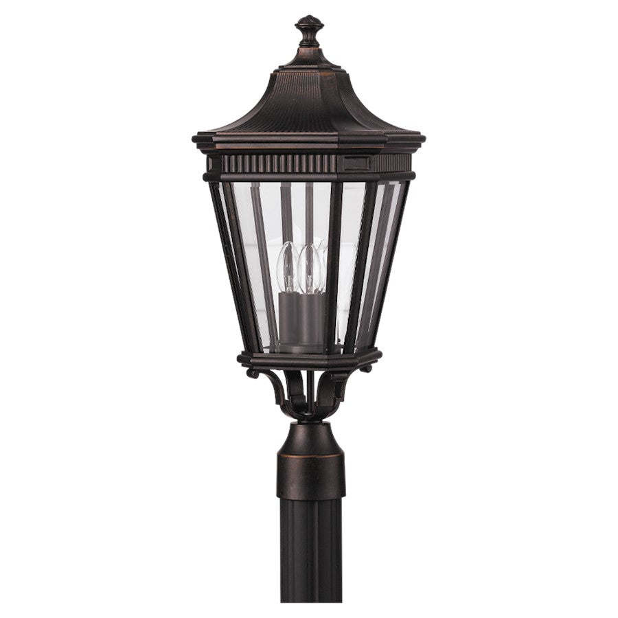 Generation Lighting Cotswold Lane 5407 3-Light Post, Grecian Bronze