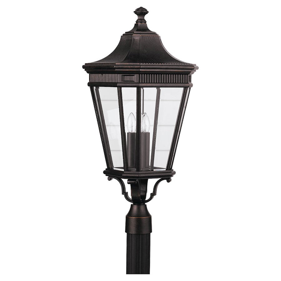 Generation Lighting Cotswold Lane 5407 3-Light Post, Grecian Bronze