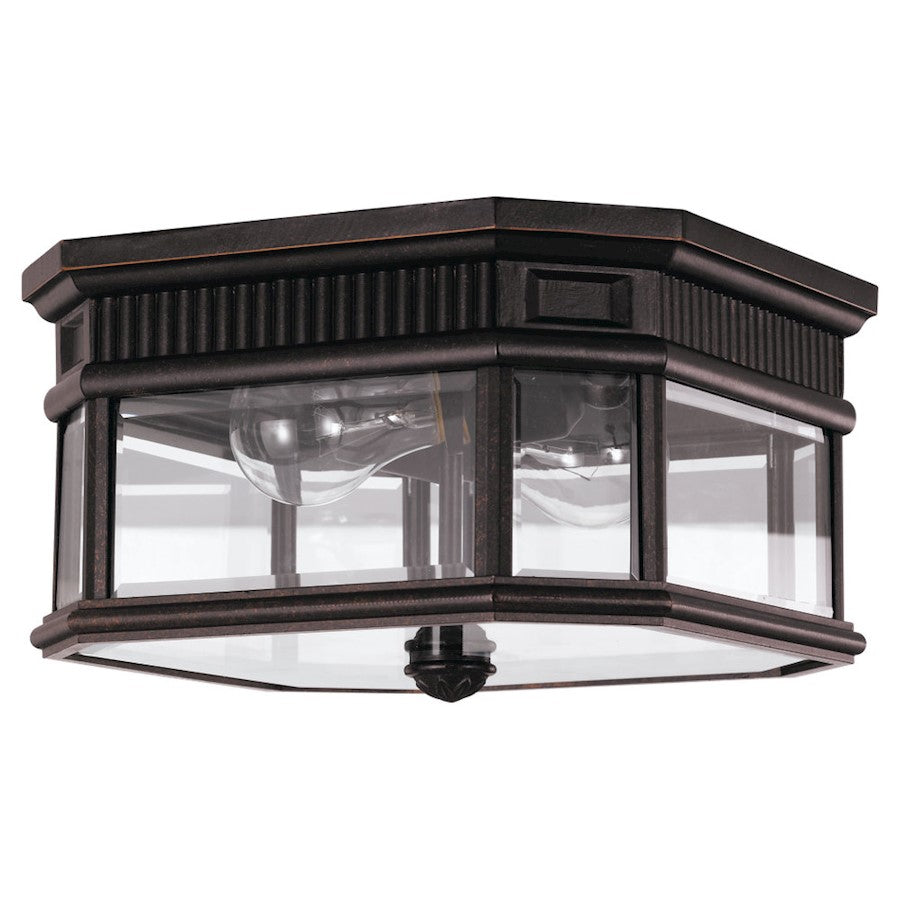 Generation Lighting Cotswold Lane 2-Light Ceiling Fixture, GBZ