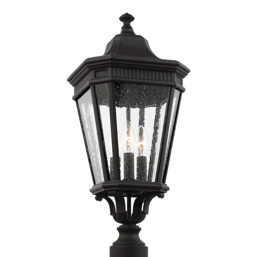 Generation Lighting Cotswold Lane 3 Light Post Lantern Black