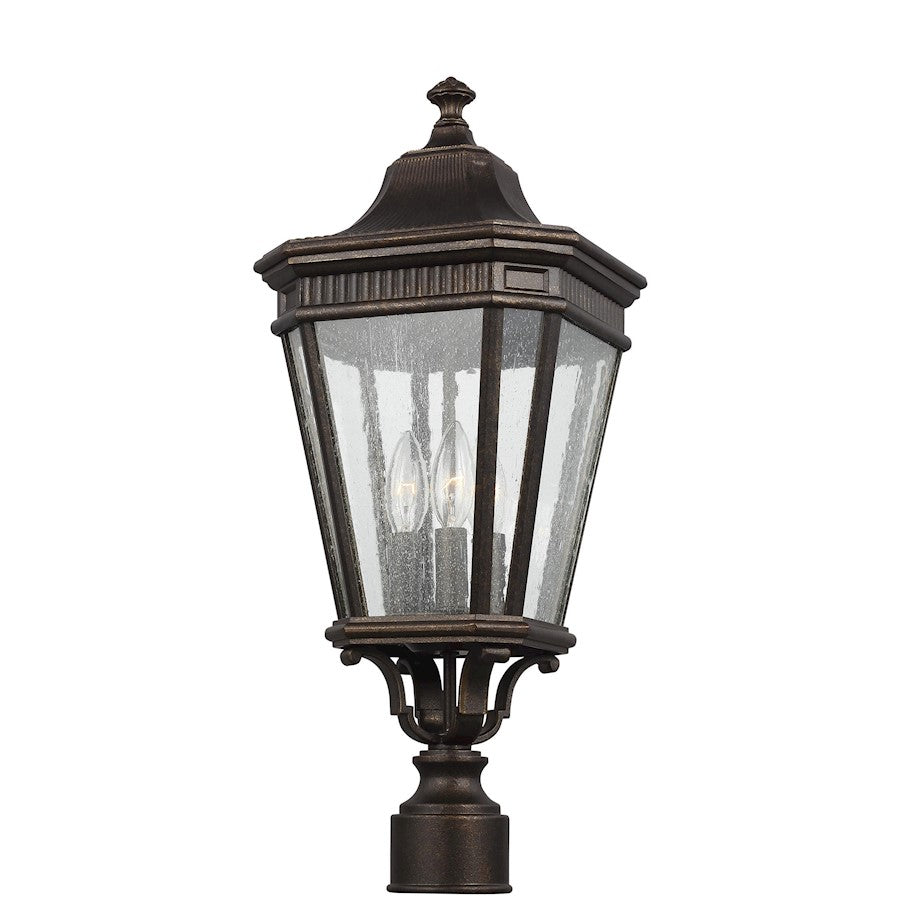 Generation Lighting Cotswold Lane 3 LT Post/Pier Lantern, Grecian BZ