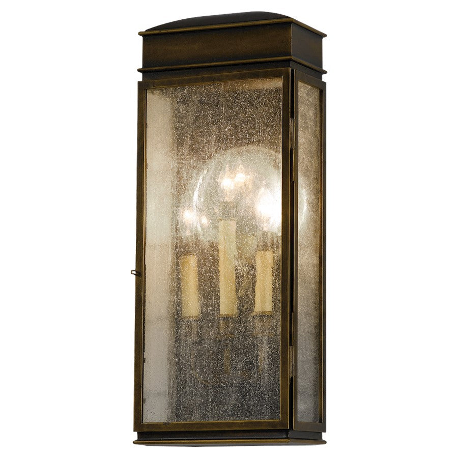 Generation Lighting Whitaker 3-Light Wall Lantern, Astral Bronze