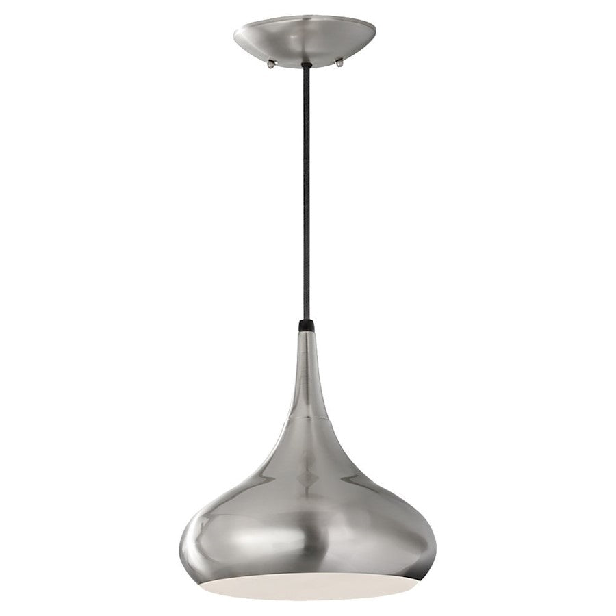 1 Light Pendant, Polished Nickel